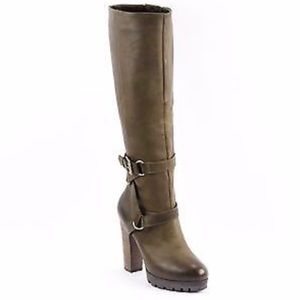 Gorgeous combat style Steve Madden tall boots